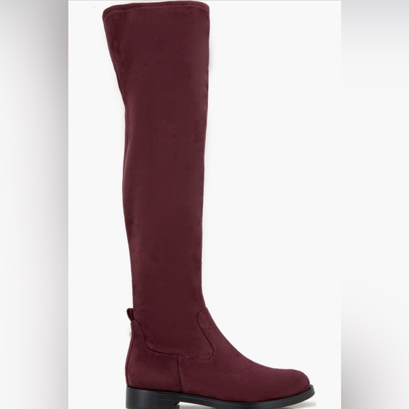 Reaction Kenneth Cole Burgundy Over-the-Knee Boots - Picture 5 of 9